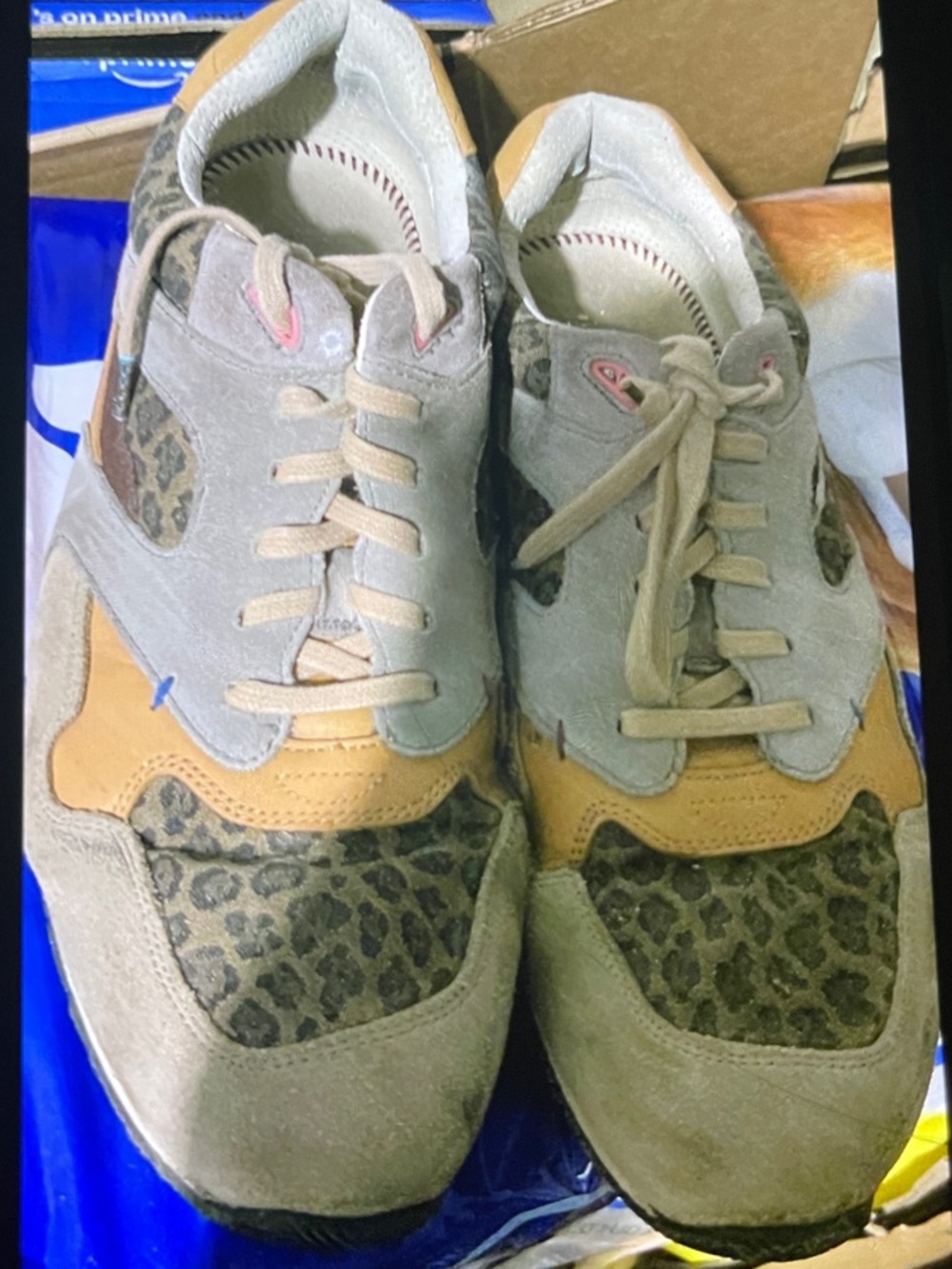 Paul Smith Men’s Suede & Leopard-Print Sneakers - Beige & Tan